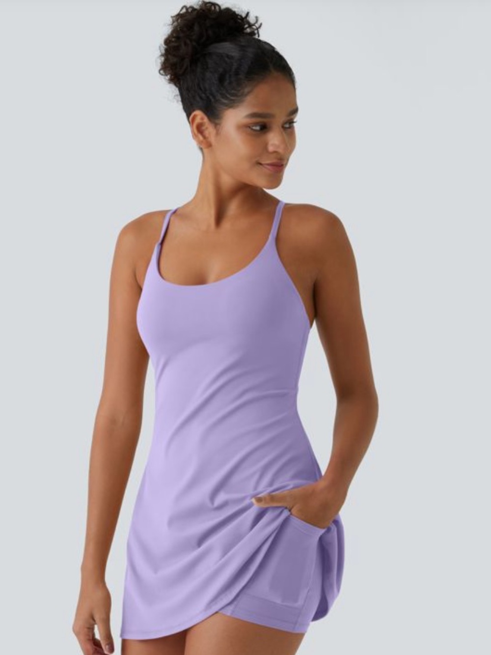 NWOT HALARA SoftlyZero™ Plush Backless Active Dress-Easy
Peezy Edition